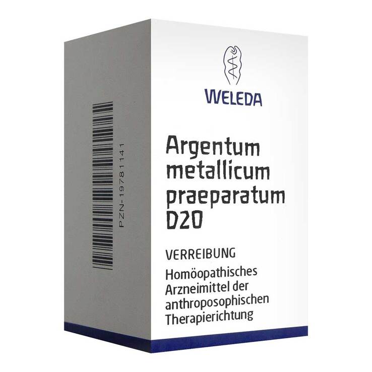 Argentum metallicum praeparatum D 20 Trituration, 20 g