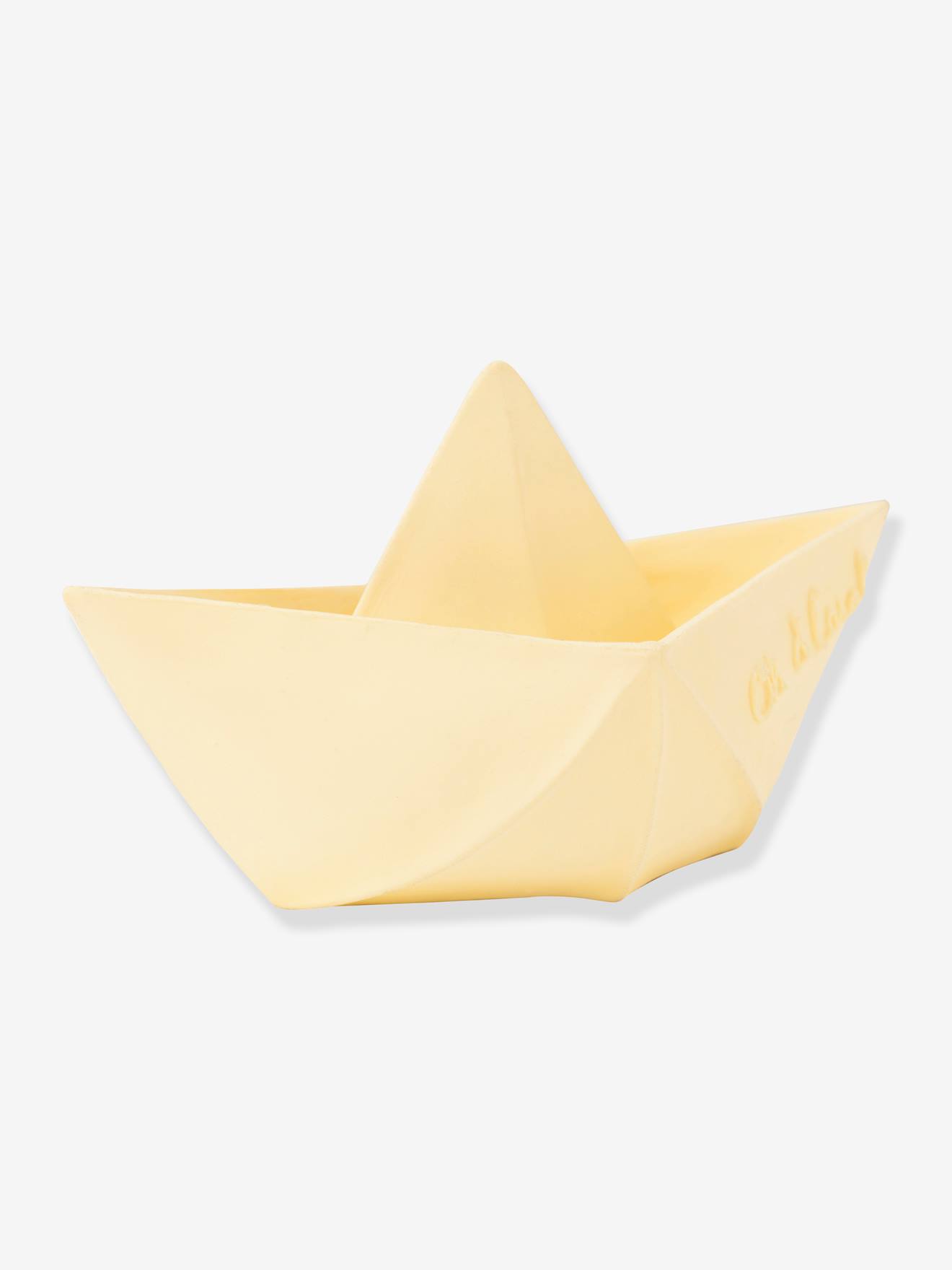 Brinquedo de banho em forma de barco de origami