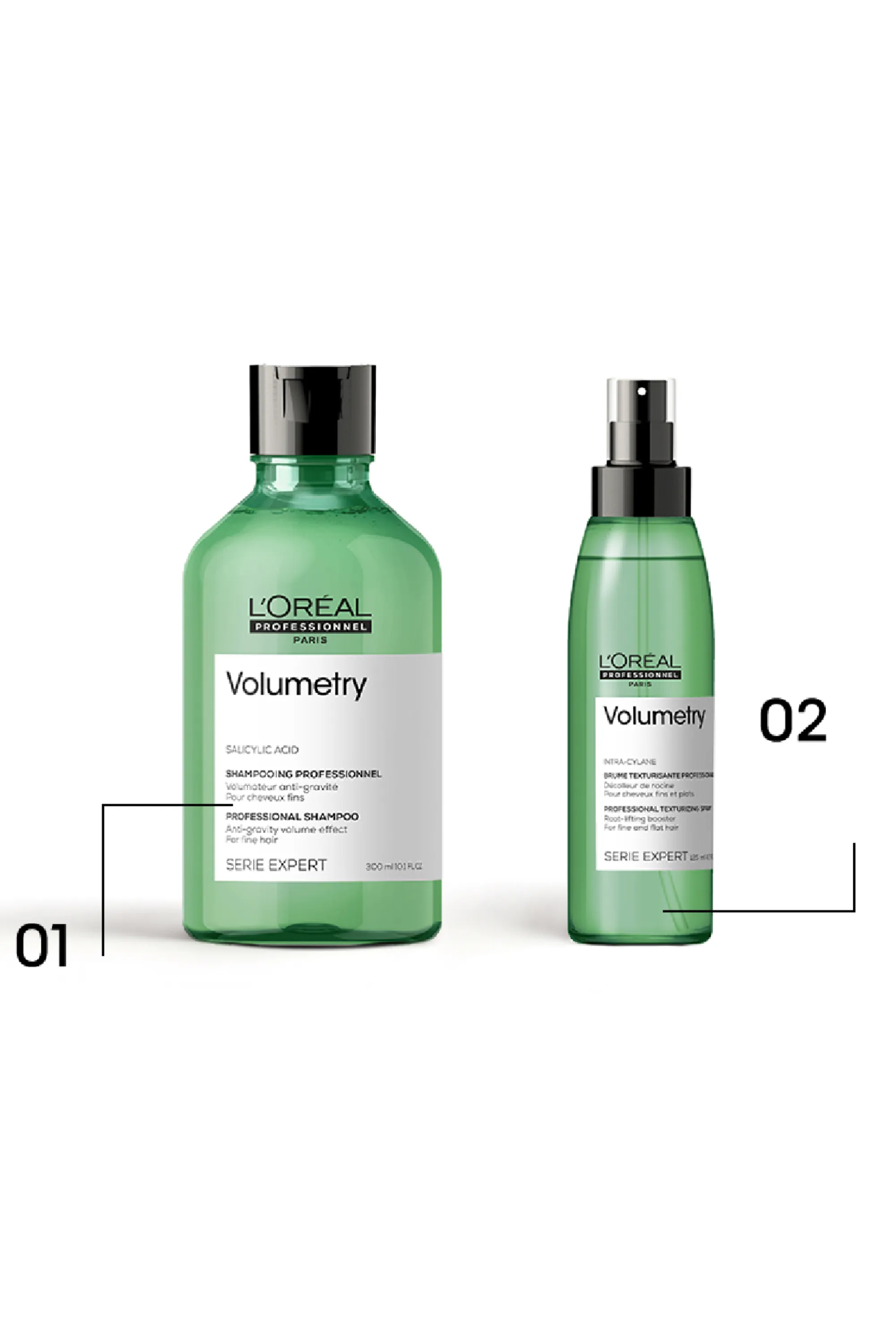 L'Oréal Professionnel Shampoing volumateur pour cheveux fins Volumetry-300.0 ml