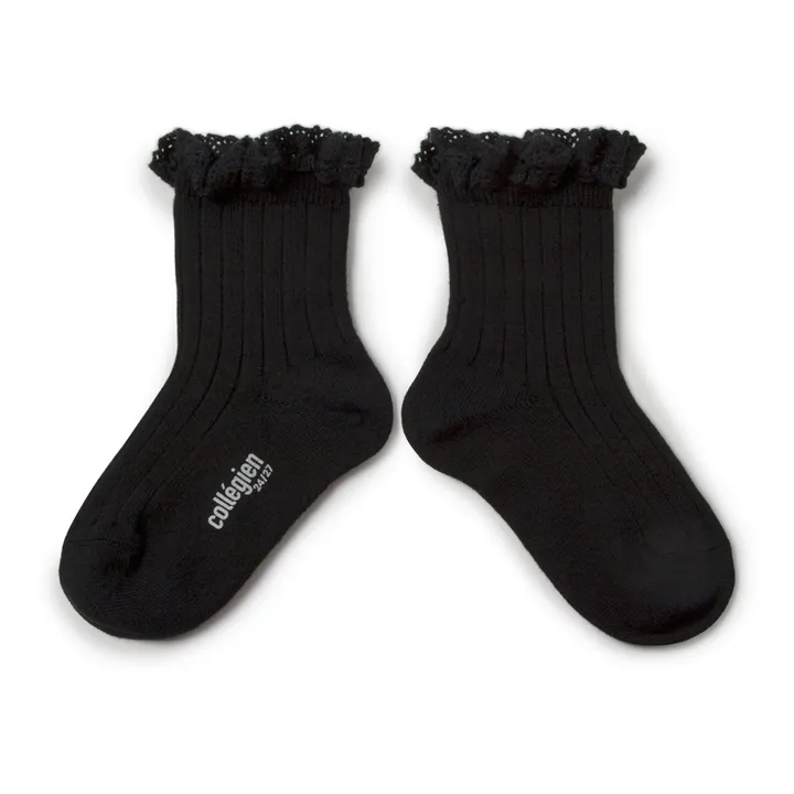 Collégien Chaussettes Lili | Noir