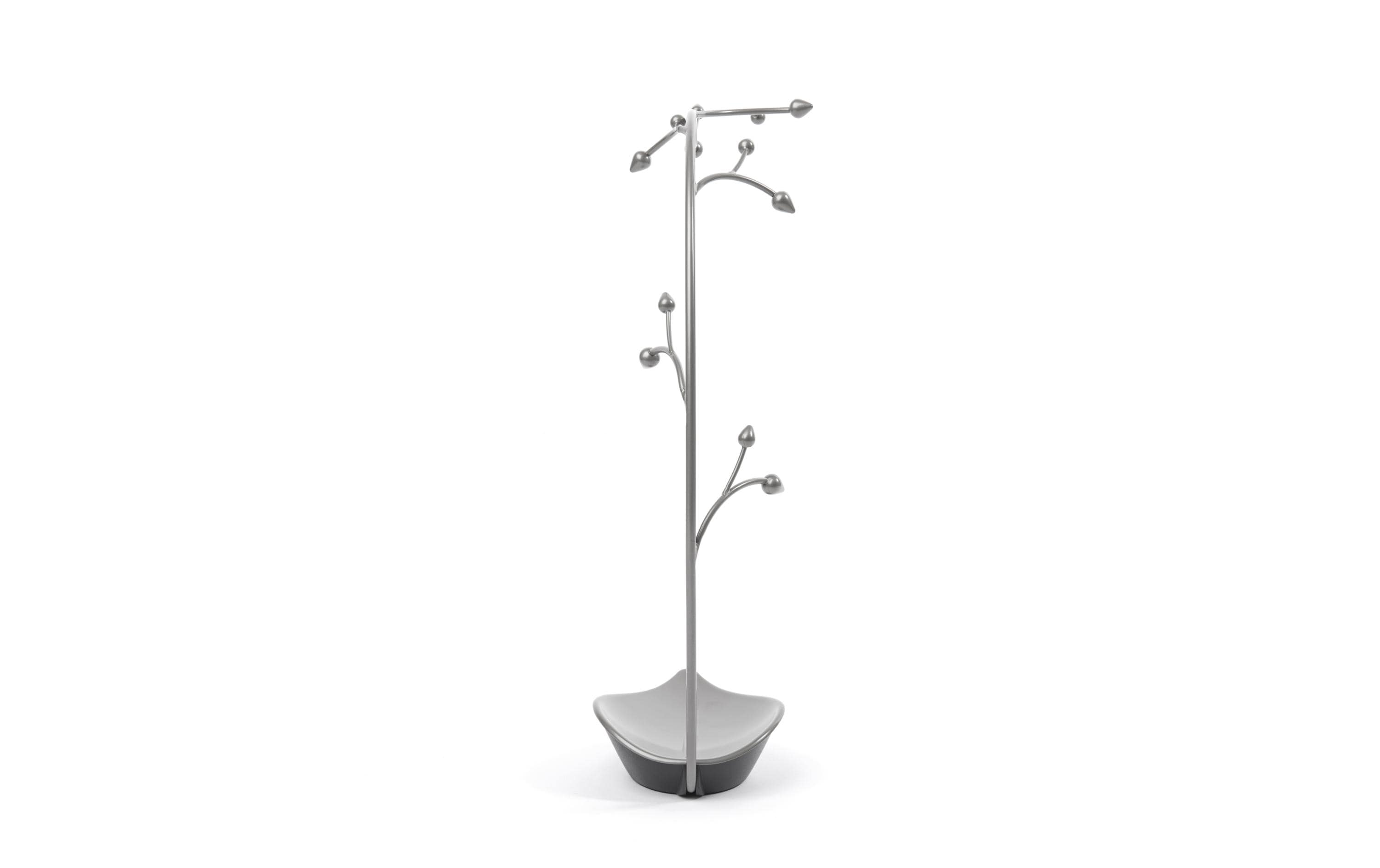 Schmuckhalter Orchid aus Metall, GrauSchmuckbaum in Grau
