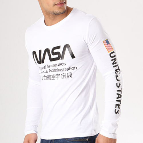 Tee Shirt Manches Longues Admin Blanc