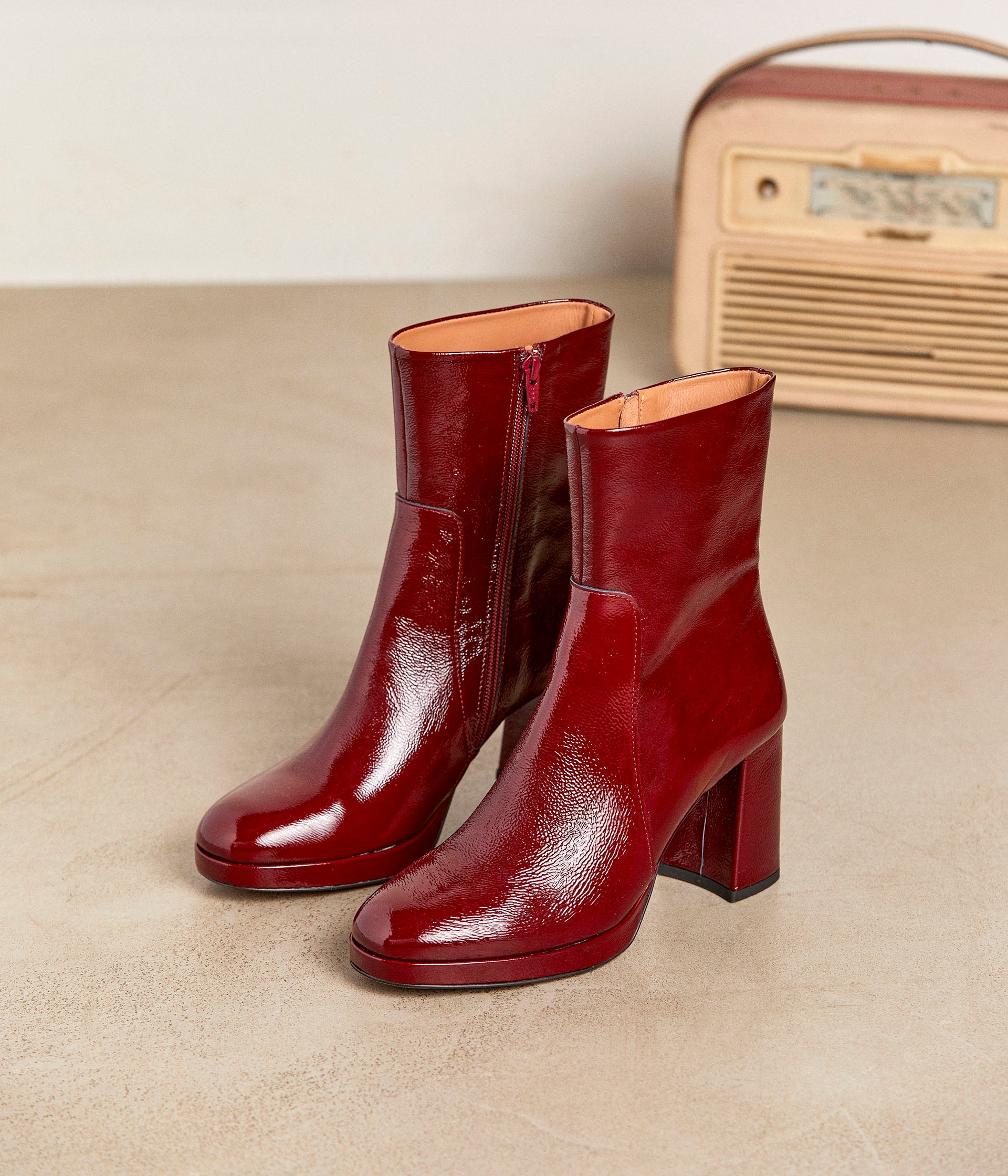 Boots bordeaux Carmen