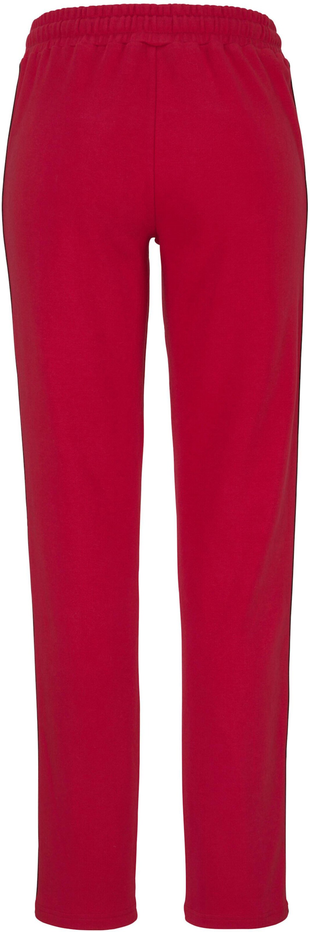Homewearhose in weinrot