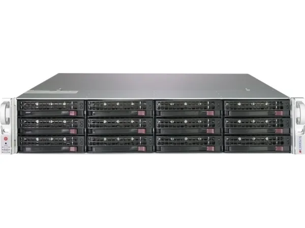 Supermicro SC826 BAC4-R920LPB - Rack-monterbar 2U - forstærket forlænger ATX - SATA/SAS - hot-swap 920 Watt - sort