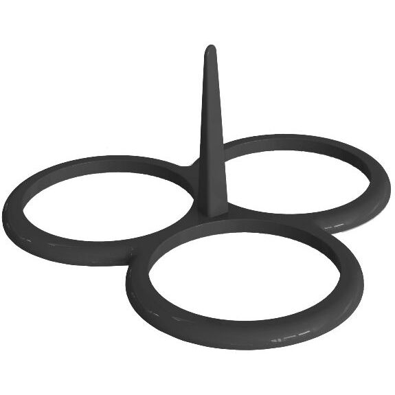 Moule 3 blinis en silicone