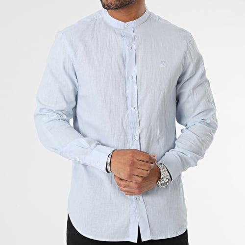 Chemise Manches Longues Bleu Clair