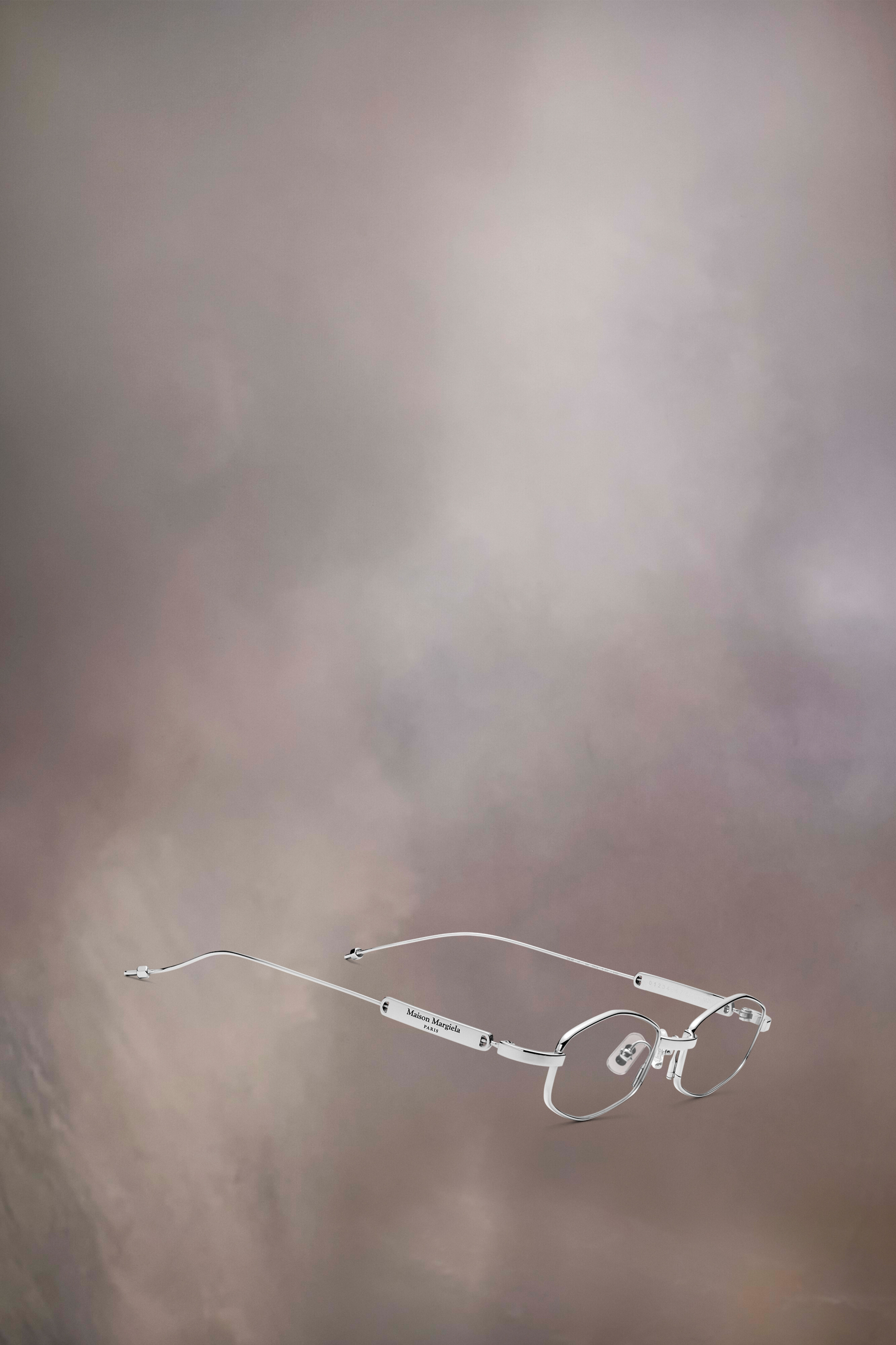 Lunettes géométriques argentées x Gentle Monster​