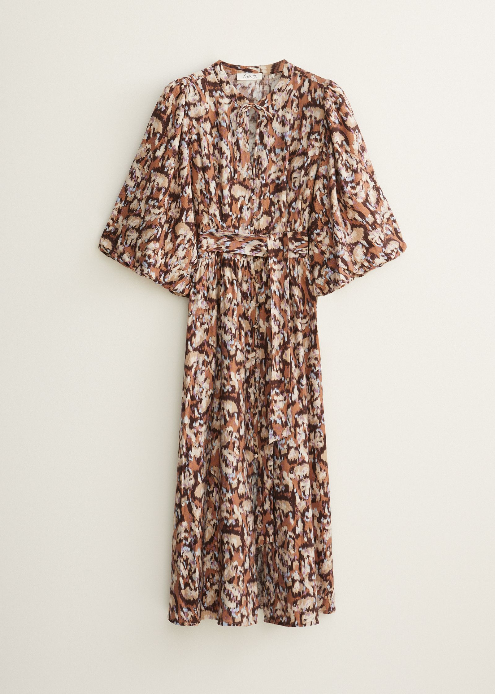 Midi jurk met print