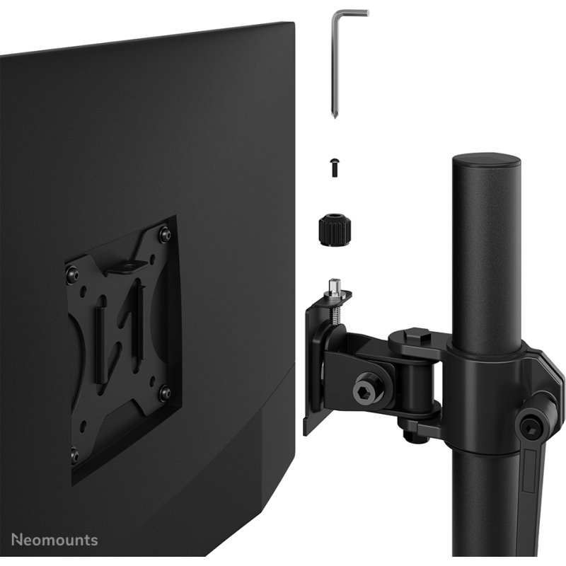 Neomounts DS45-600BL2V Support de moniteur double 10-32