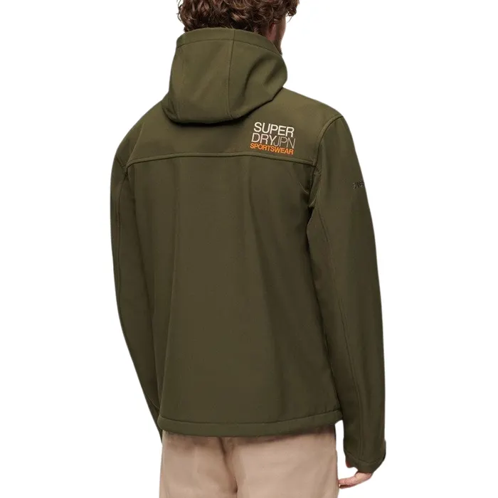 Superdry Hooded Trekker Softshell Jas Heren