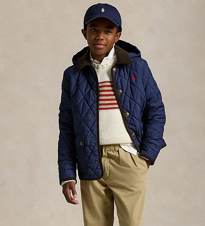 Polo Ralph Lauren Bluse - Strick - Weiß m. Flagge