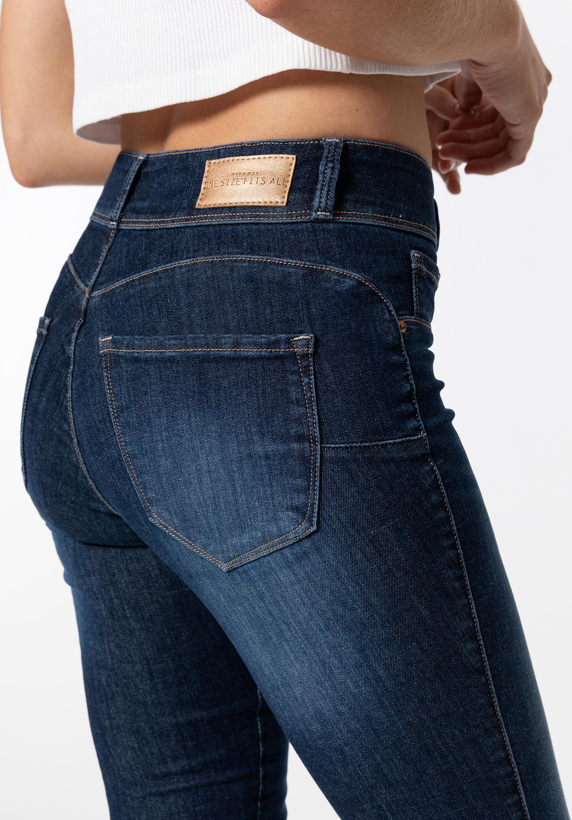 Jeans One Size Skinny Silhouette Cintura Alta