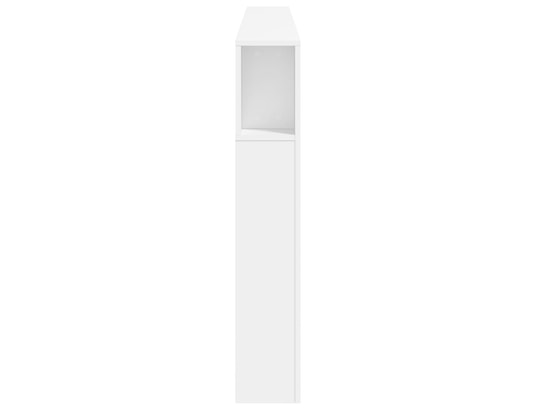 VIDAXL - Tête de lit à led blanc 220x18,5x103,5 cm bois d'ingénierie