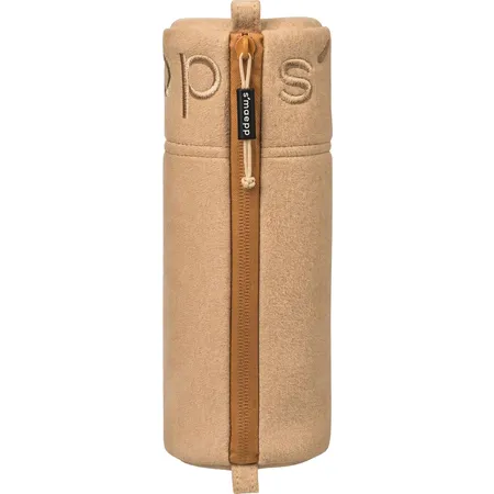 BRUNNEN Schlampermäppchen s'maepp M „Mocha“ 22 x 8 cm beige
