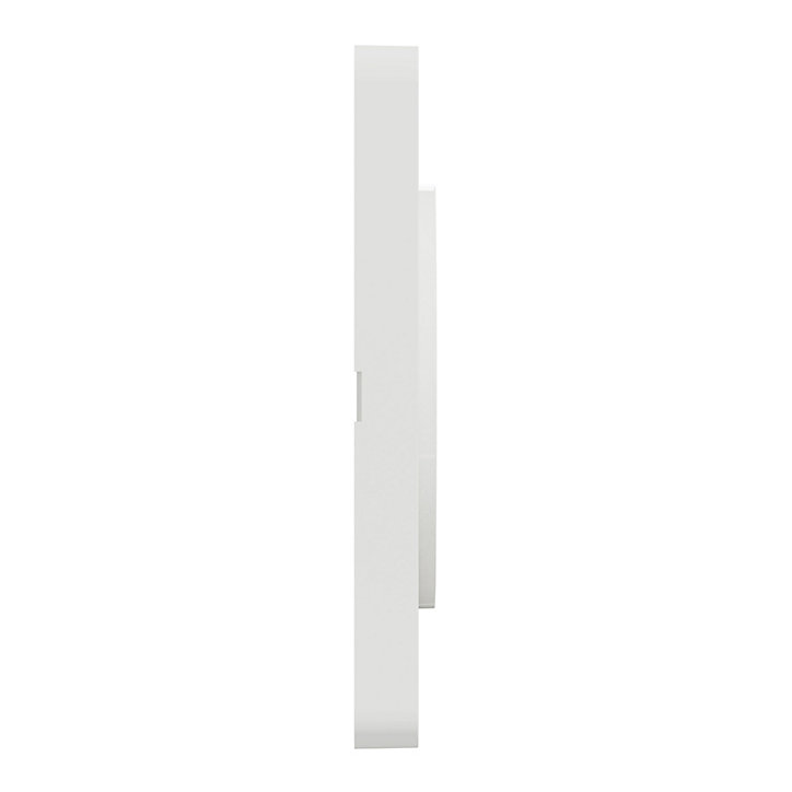 Plaque de finition simple Schneider Electric Odace Touch blanc