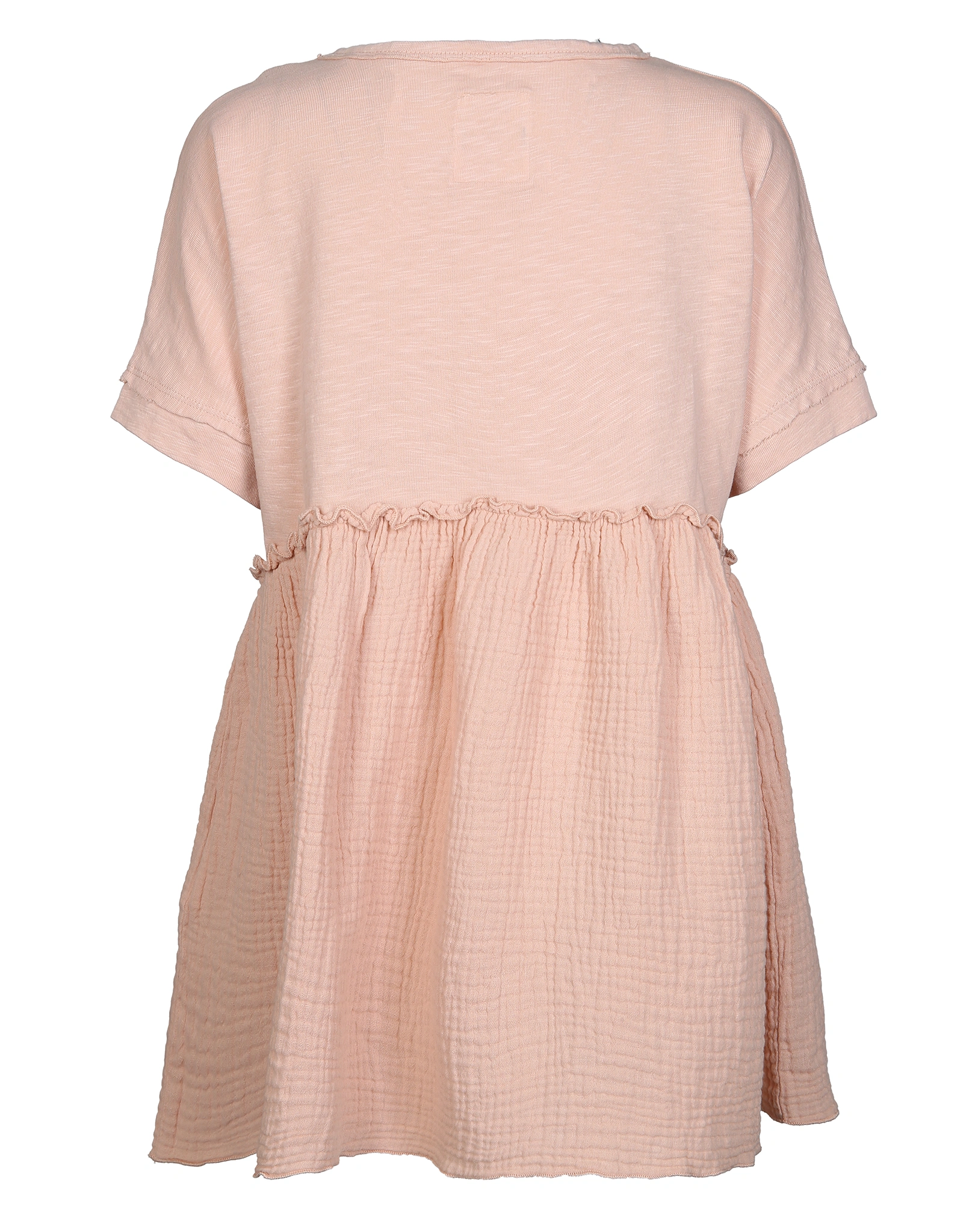 Kurzarm-Kleid SAPONINA in rose