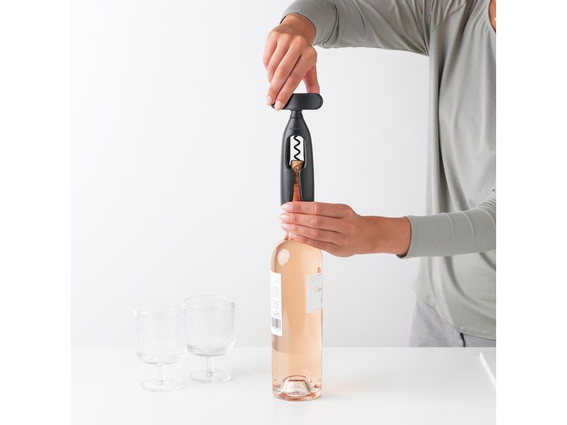 Brabantia Korkenzieher Tasty   Schwarz Flaschenöffner