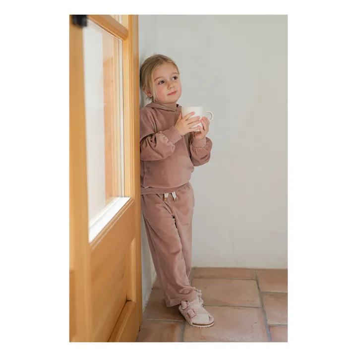 1+ in the family Pantalon Velours Oriana | Mauve