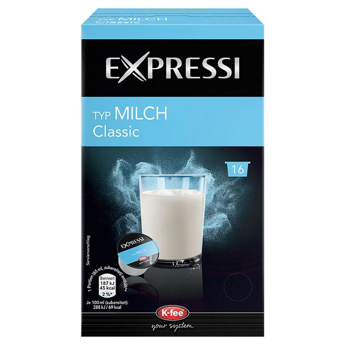 EXPRESSI Kaffeekapseln Milch 160 g