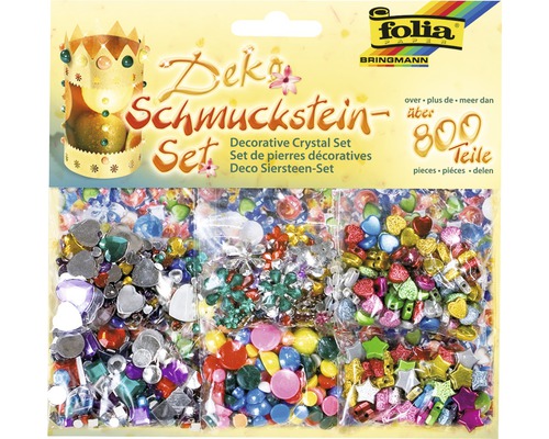 Kleurrijke edelstenen, set van 800