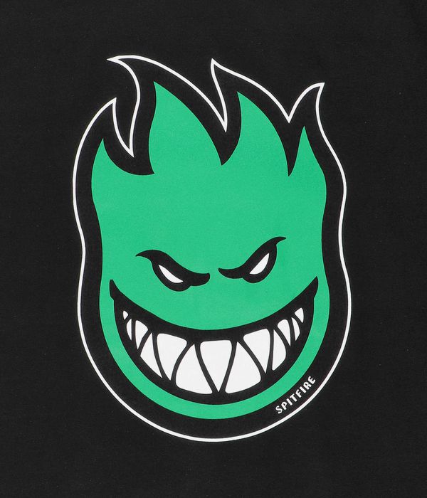 Spitfire Bighead Fill T-Shirt (black green)