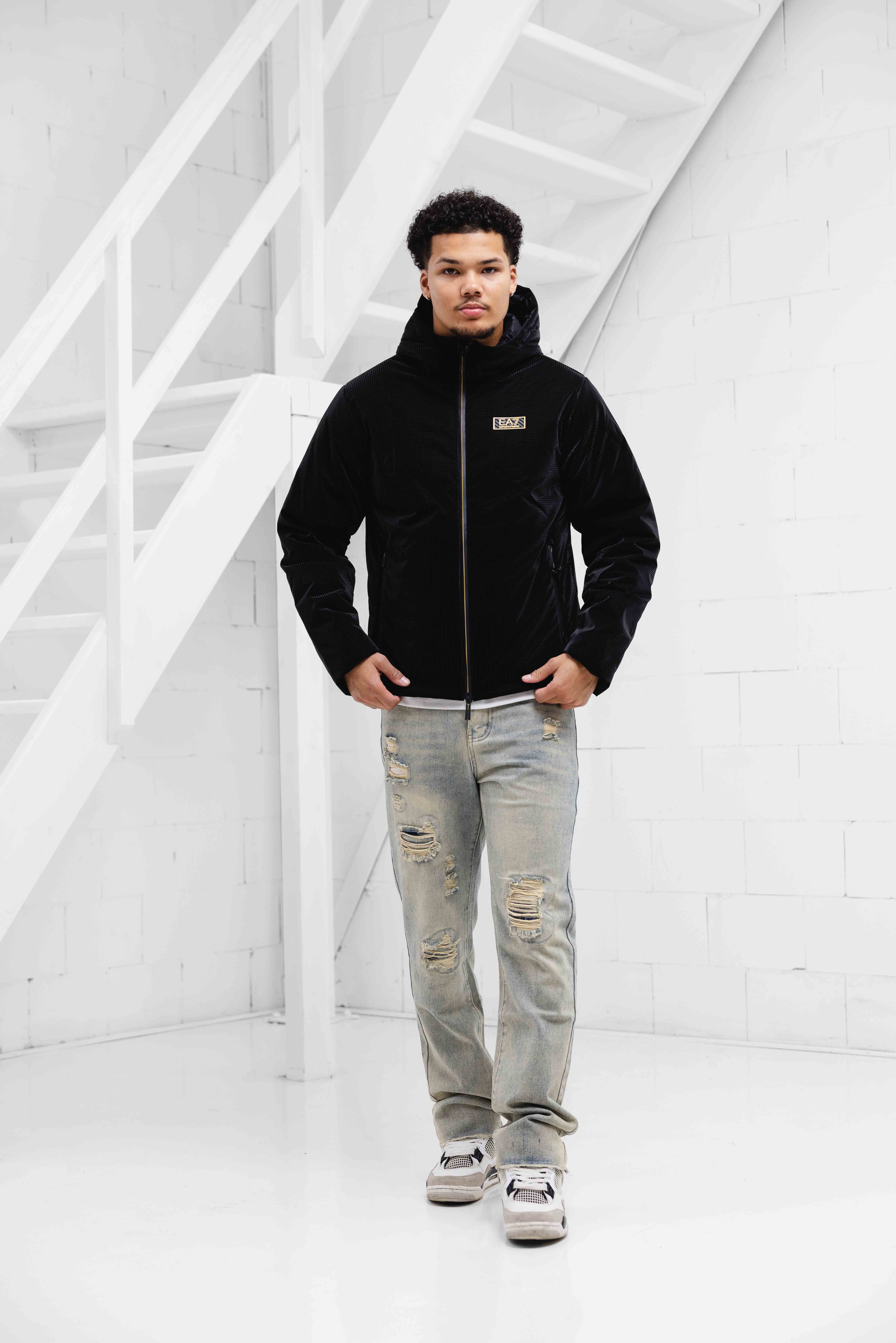 Black Bananas Distressed Jeans Blauw