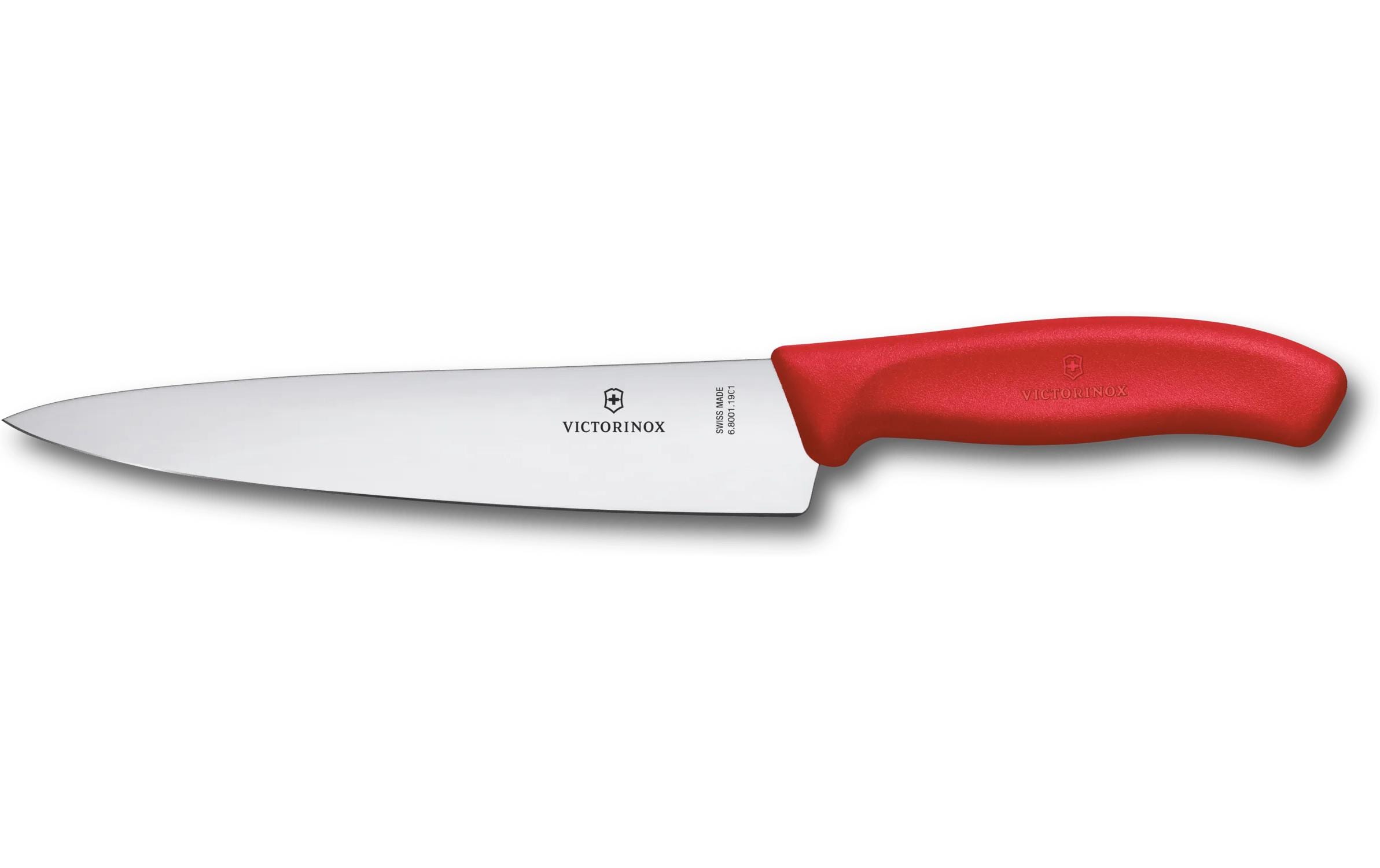 Kochmesser Swiss Classic, 19 cm, Rot, BlisterAllzweckmesser für einen sauberen Schnitt
