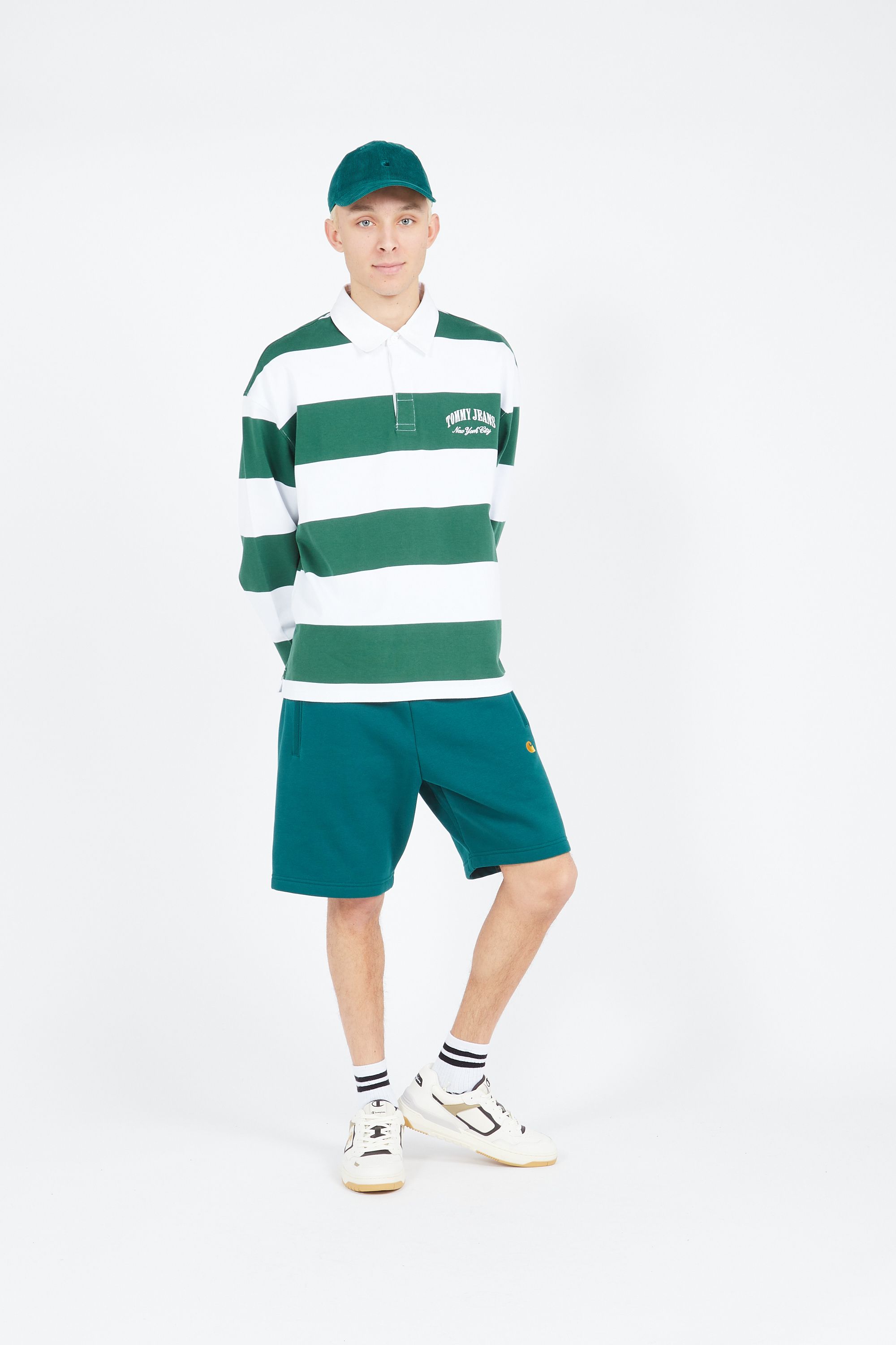 TOMMY JEANS Polo TJM RLX VARSITY CB R Vert