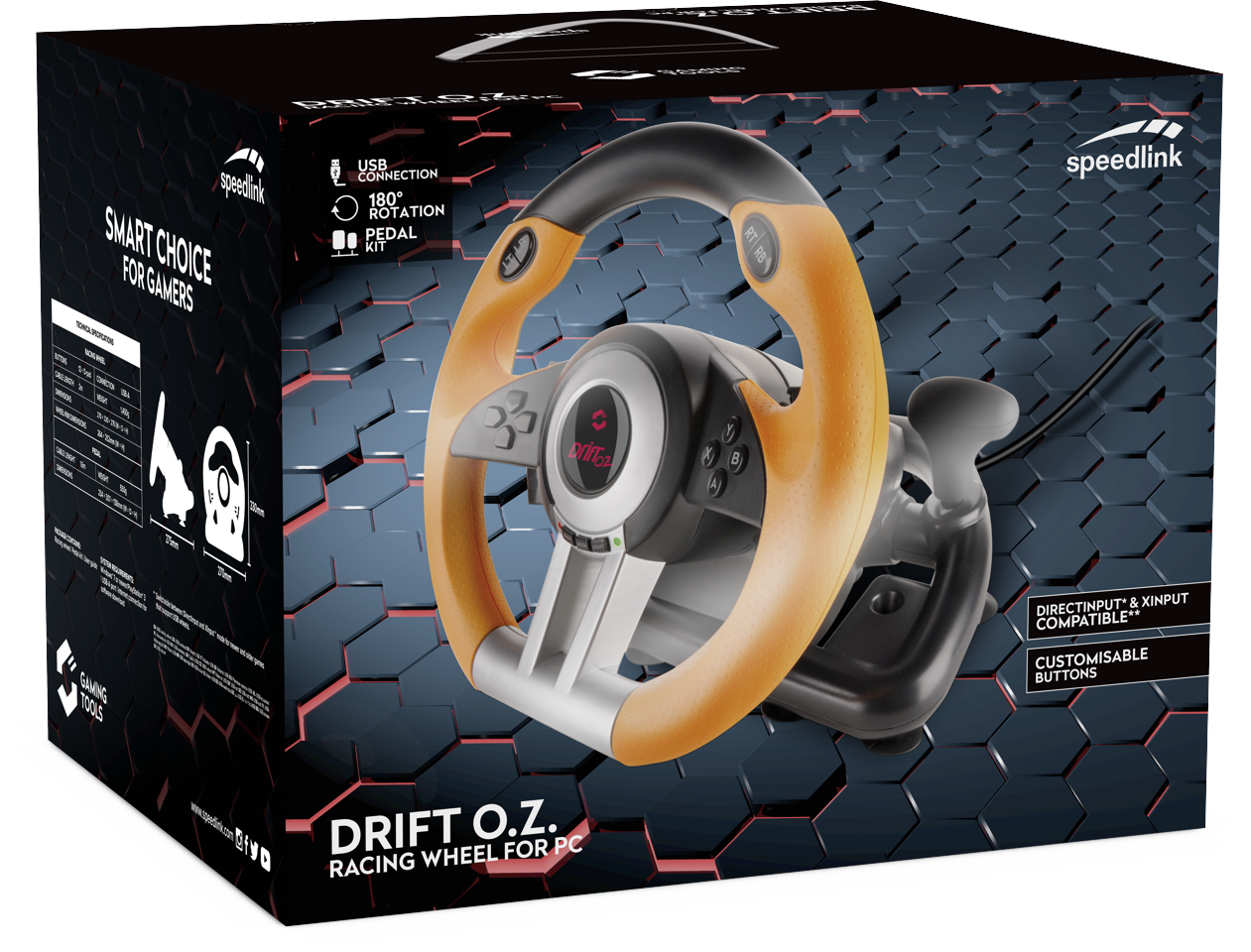 Speedlink - Drift O.Z. Racer Rat og pedaler