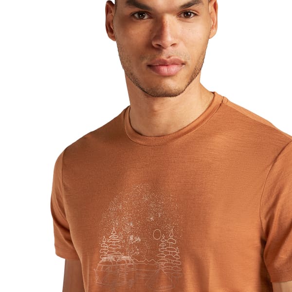T-shirt randonnée ICEBREAKER M MERINO 150 TECH LITE III SS TEE DUSTY CLAY