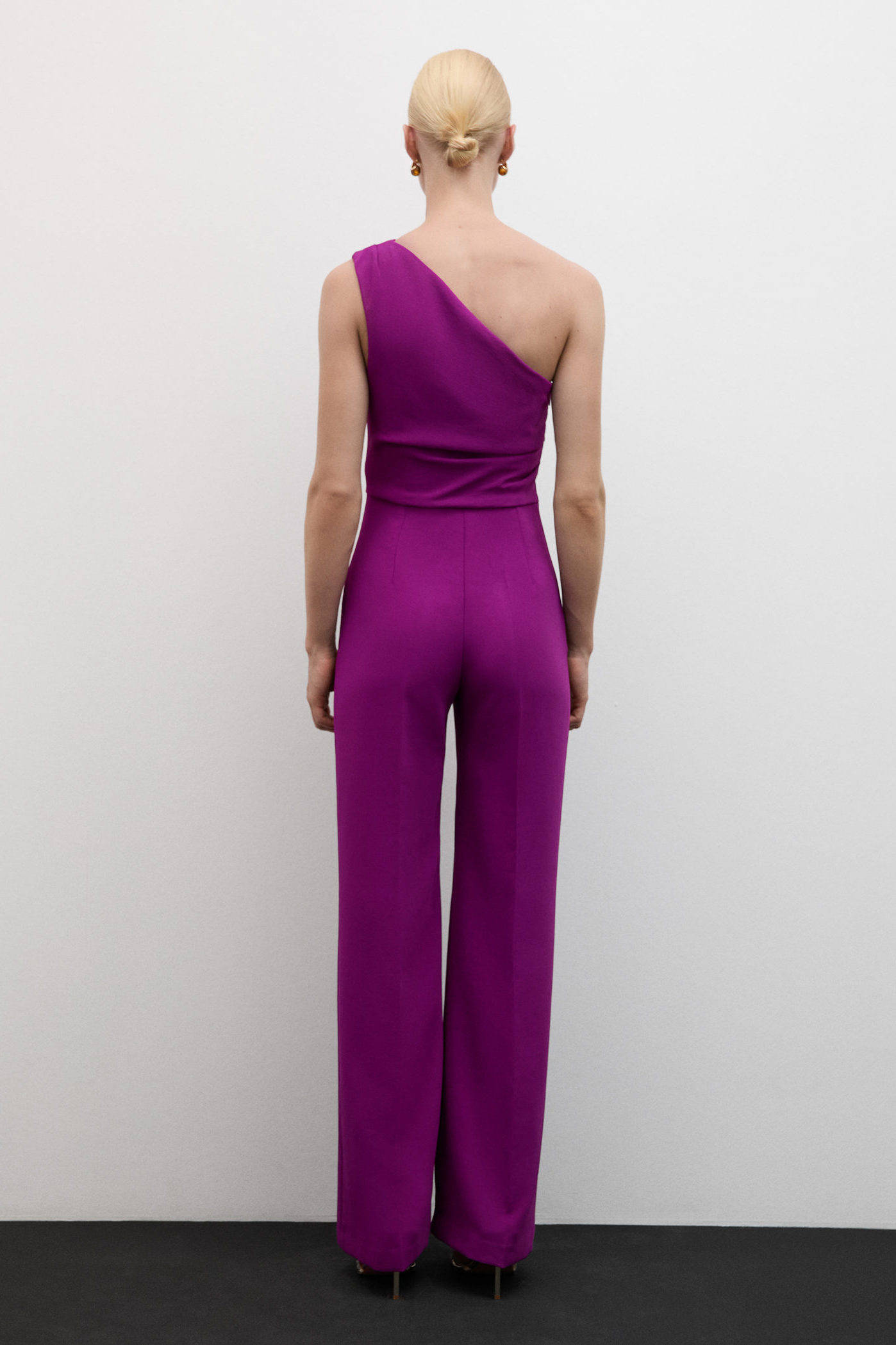 Mango jumpsuit paars