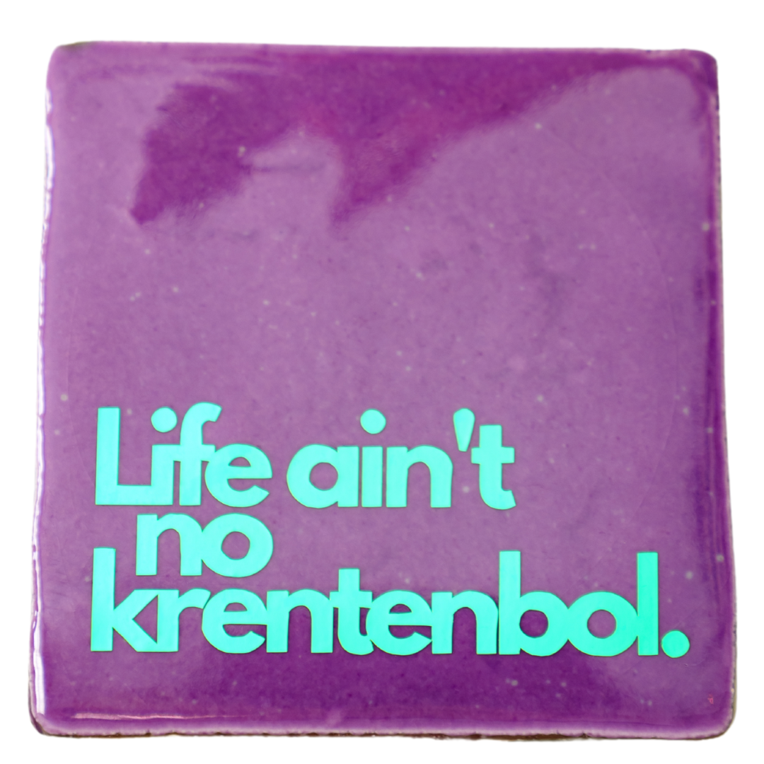 Bludd tegeltje Life ain't no krentenbol