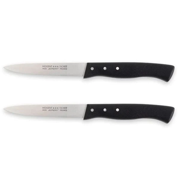 Lot de 2 couteaux office 9cm avec protection Nogent