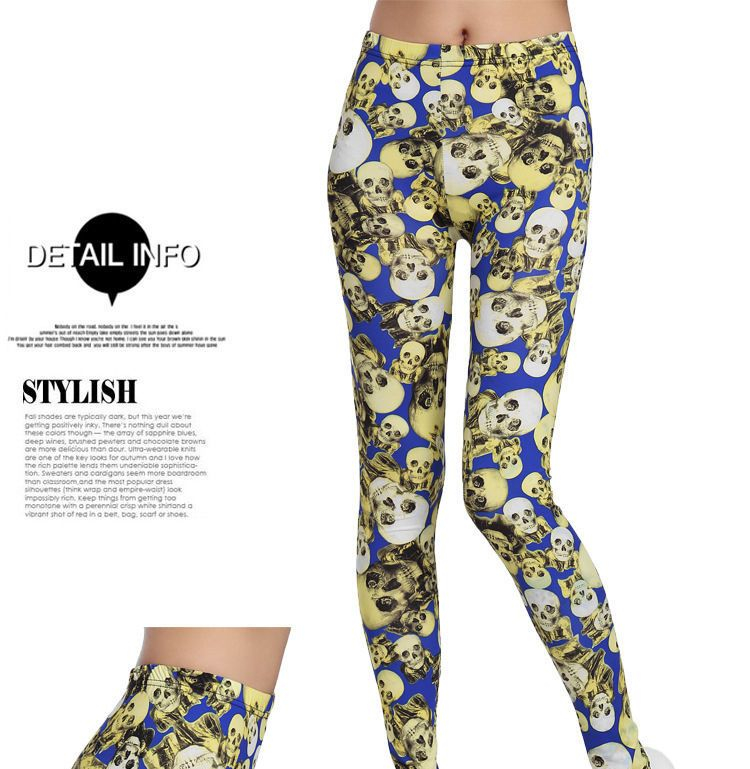 Loville - Legging met schedelprint