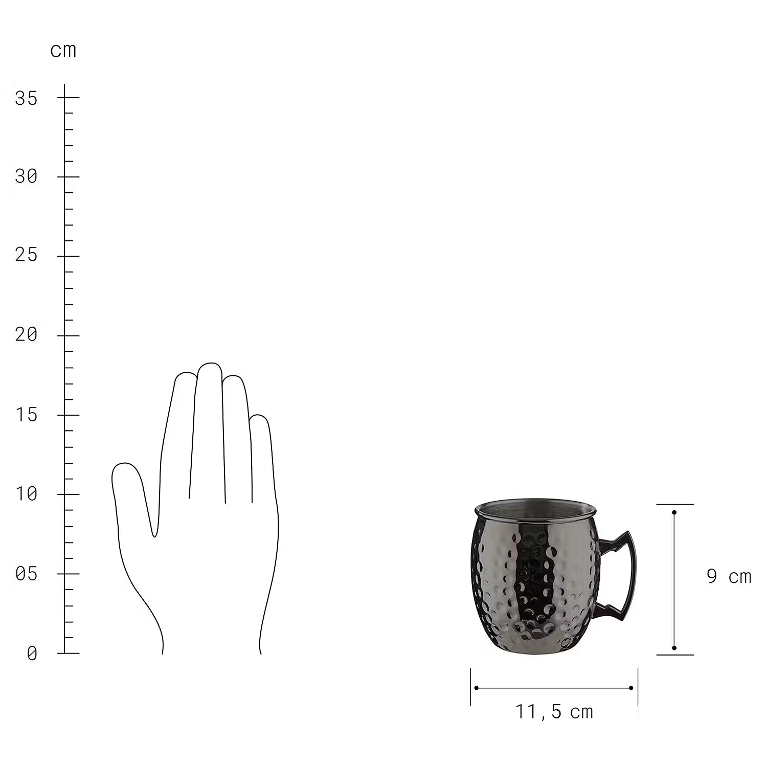 MOSCOW MULE Becher 4er-Set