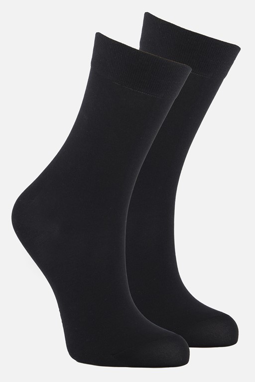 Falke Cotton Touch Sokken zwart Textiel