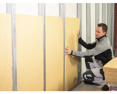 STEICOflex houtvezelisolatiemat voor droogbouw WLS 038 1200 mm x 625 mm x 40 mm (wordt alleen per pallet verkocht)