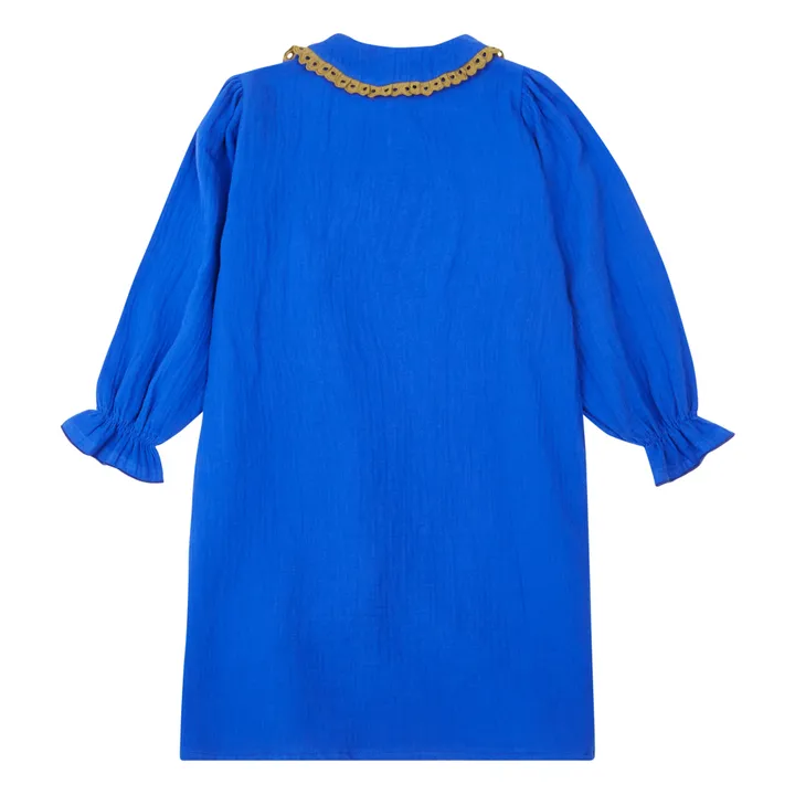 Marlot Paris Robe Gaze de Coton Louve | Bleu