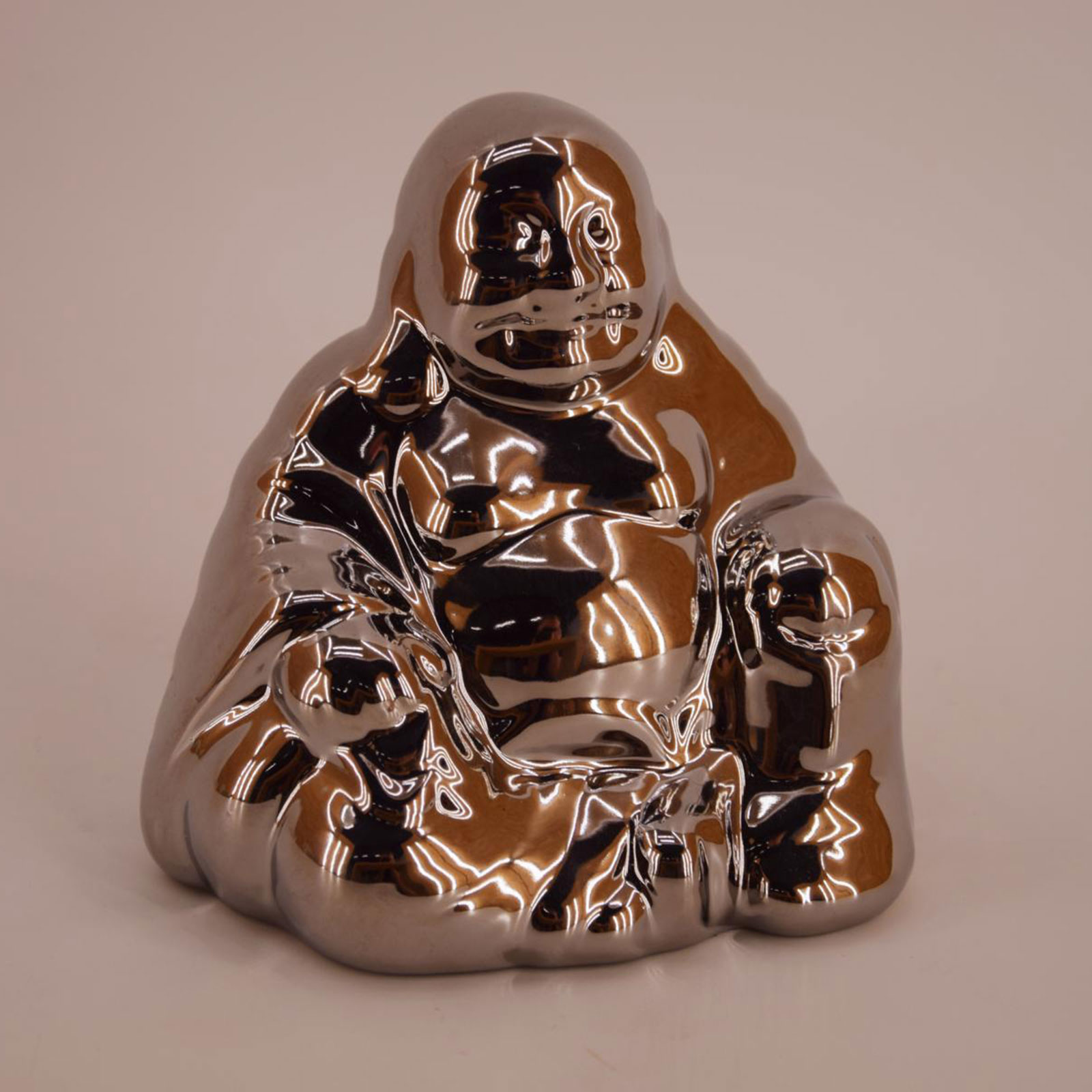 Dekofigur - silber - 12 cm hoch