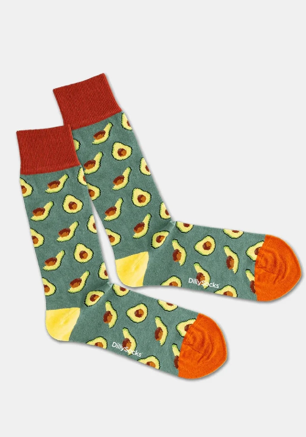 DillySocks Socken Avocado Field