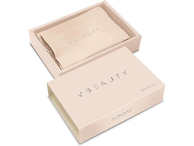 VBEAUTY Beauty Seidenkissen Champagner Seidenkissenbezug aus Seide