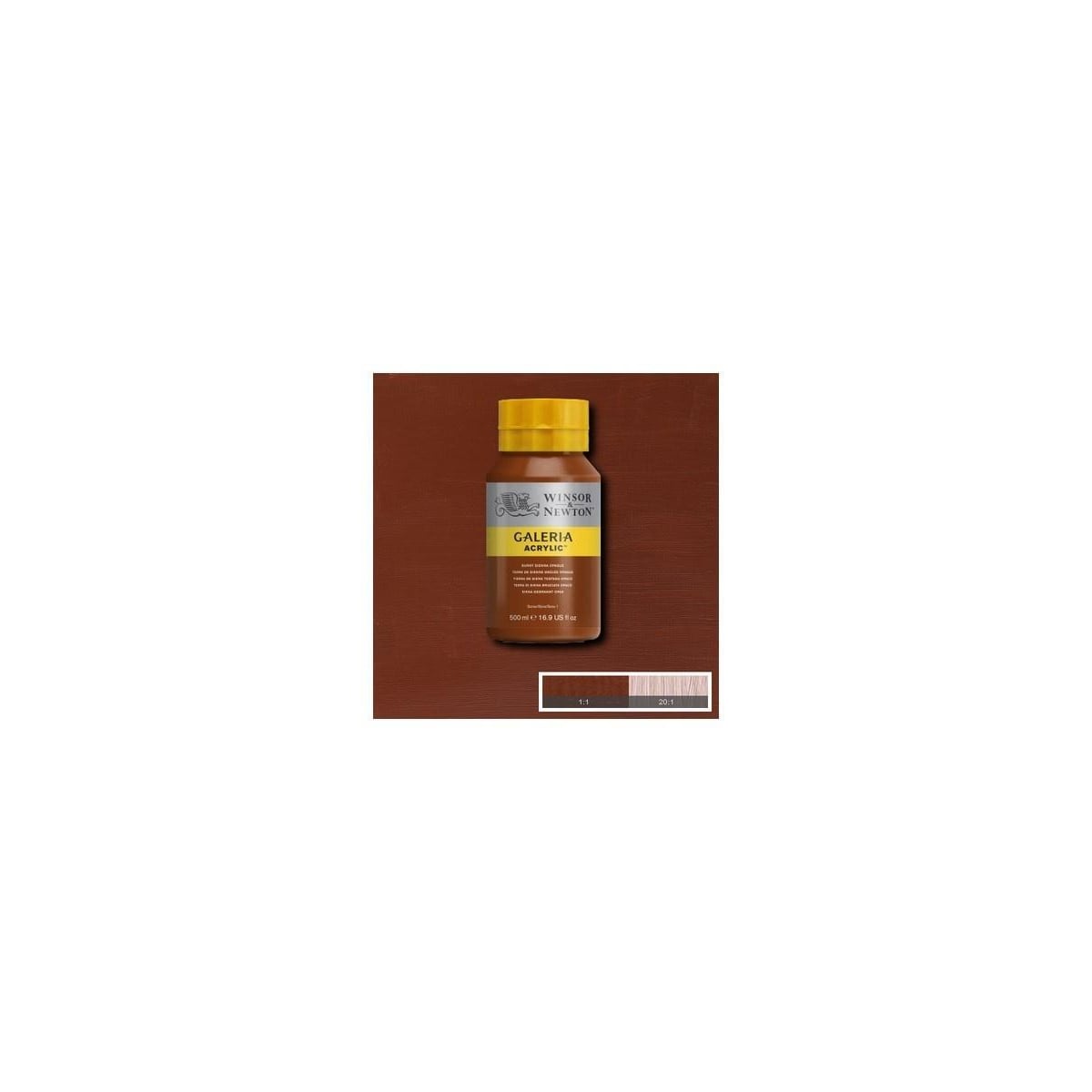 Galeria Acrylic 500Ml Burnt Sienna Opaque 077