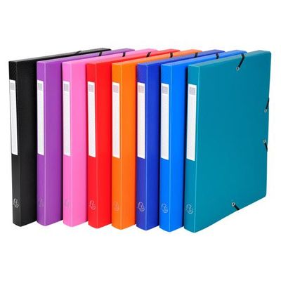 Exacompta Exabox - Boîte de classement - dos 25 mm - couleurs assorties