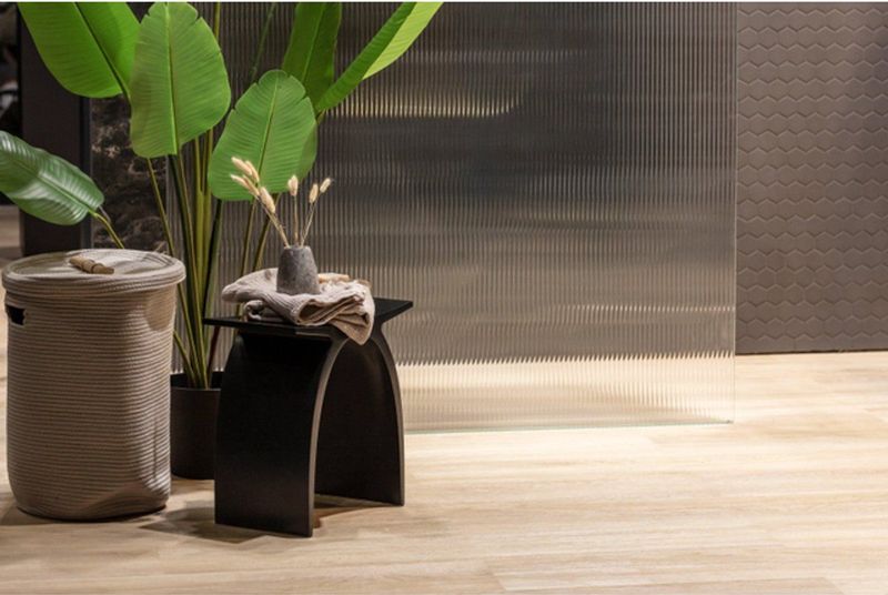 ZEZA - Solid Badkamerkrukje - Mat Zwart - Solid Surface - 42.5x23x42cm