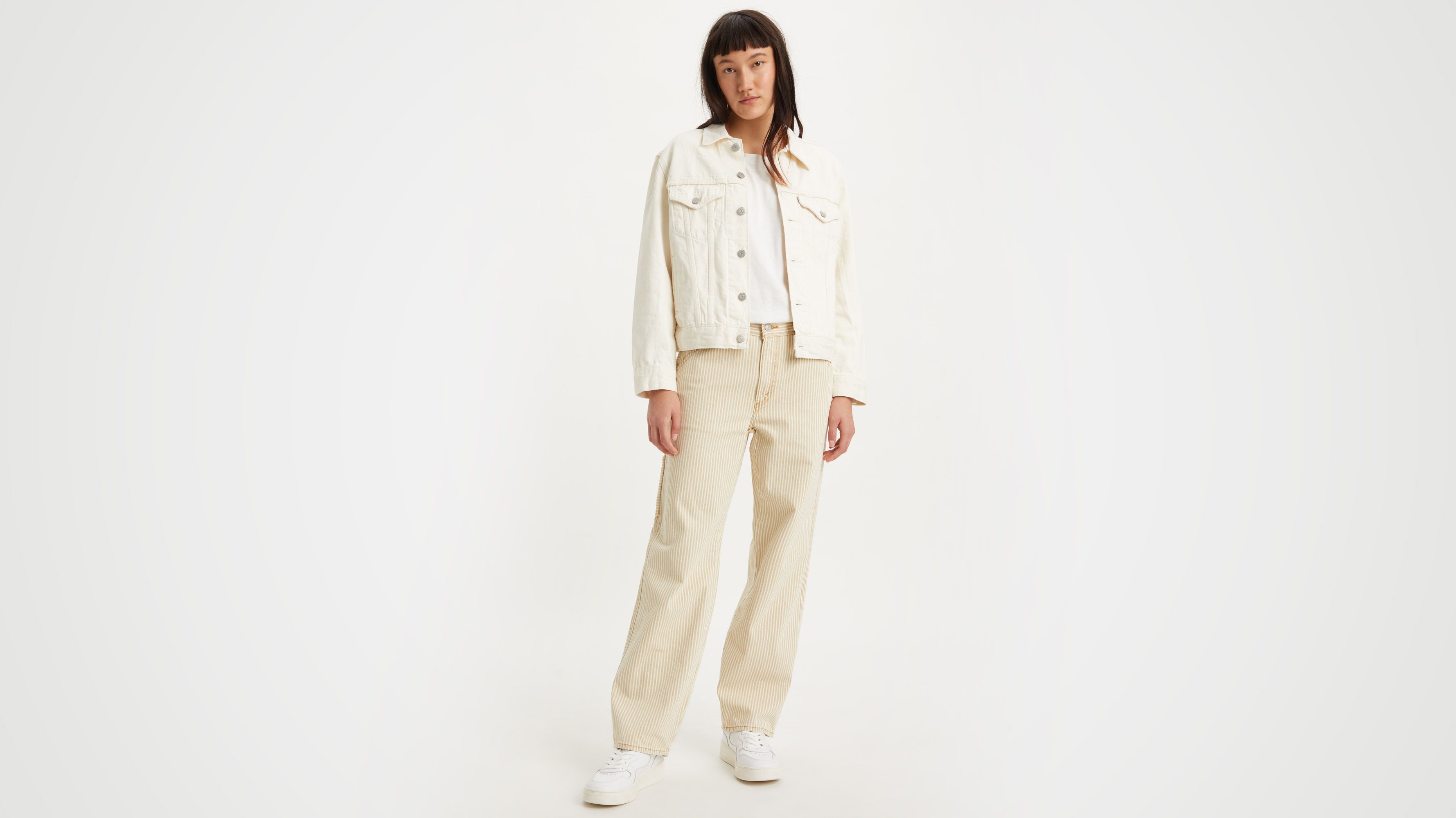 Jean baggy Dad Utility - Tan Pattern - Neutral