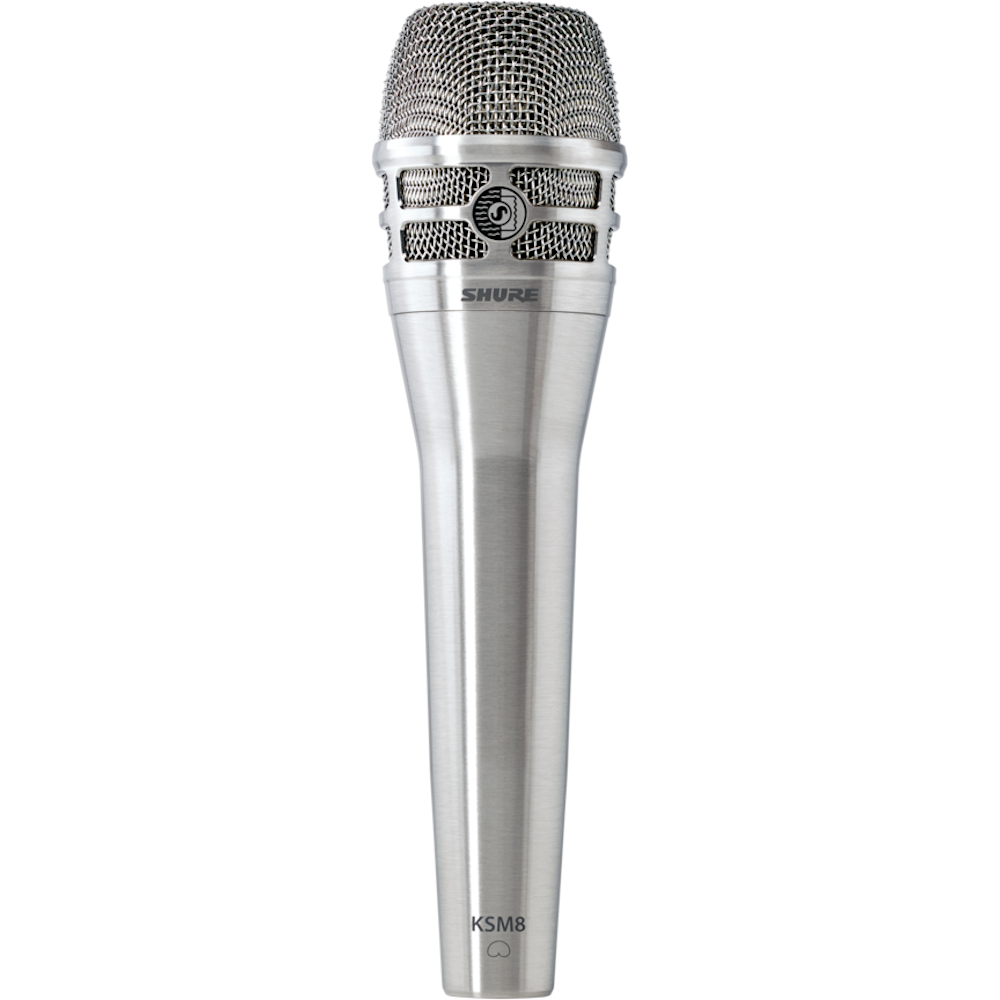 Shure KSM8/N Dualdyne dynamische cardioide microfoon nikkel