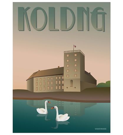 Vissevasse Poster - 30x40 - Kolding - Koldinghus