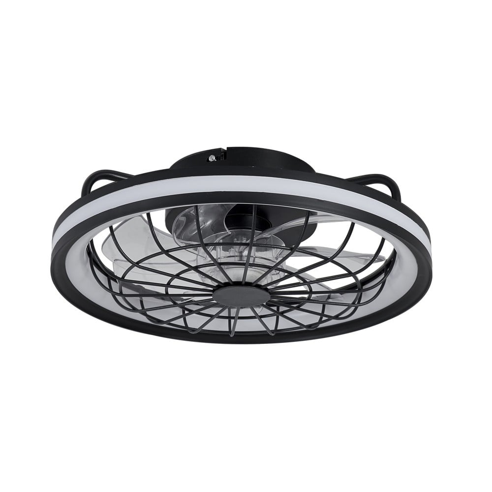 CristalRecord Plafondventilator Rafale Ã 40 cm zwart