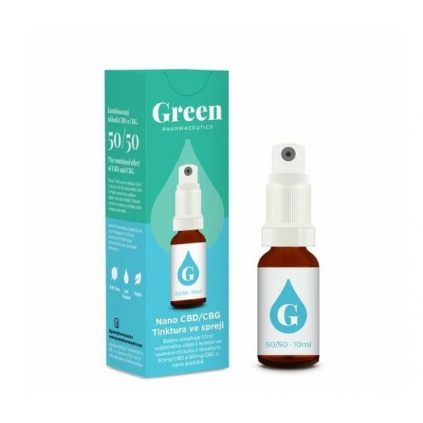 Green Pharmaceutics Nano CBG/CBD Spray 100mg 10ml